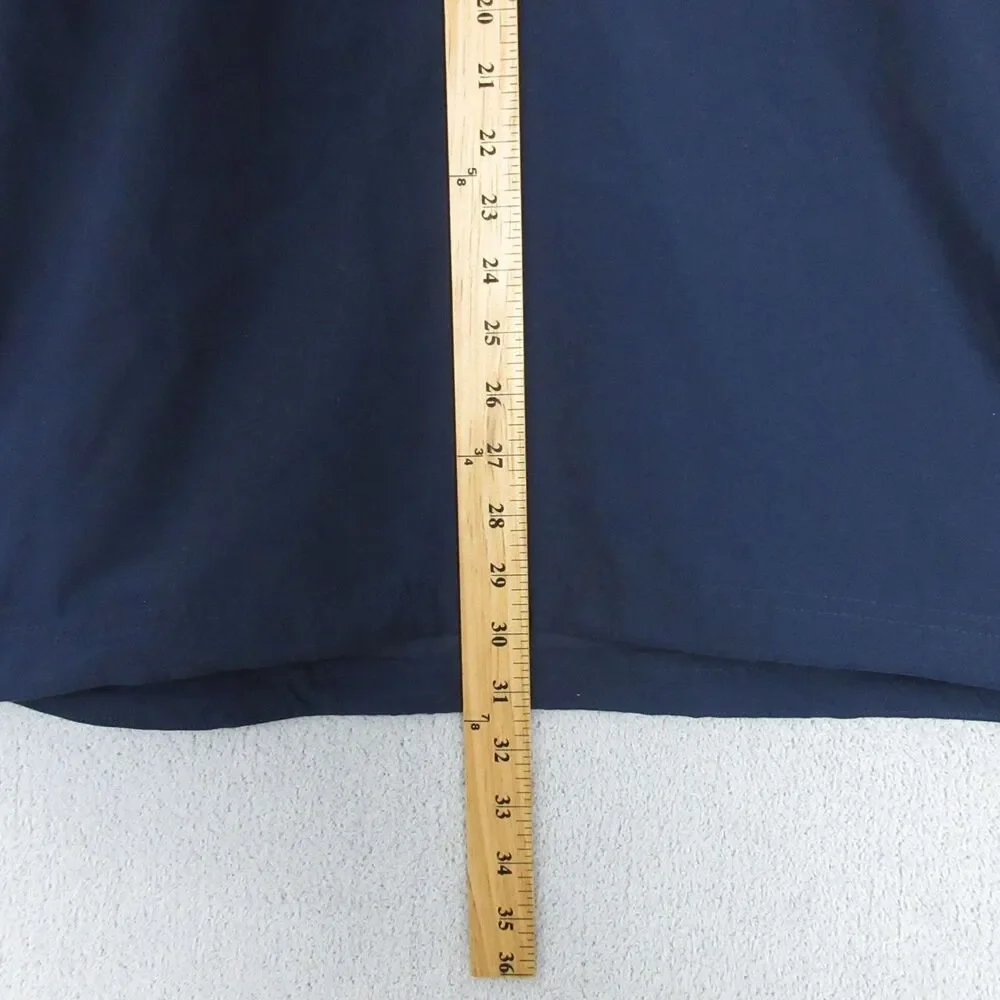 Bolle Golf Windbreaker Mens L Navy Short Sleeve 1/4 Zip Wind Water Resistant‎